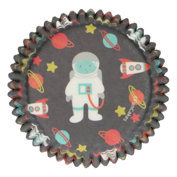 Cupcake Backförmchen - Space
